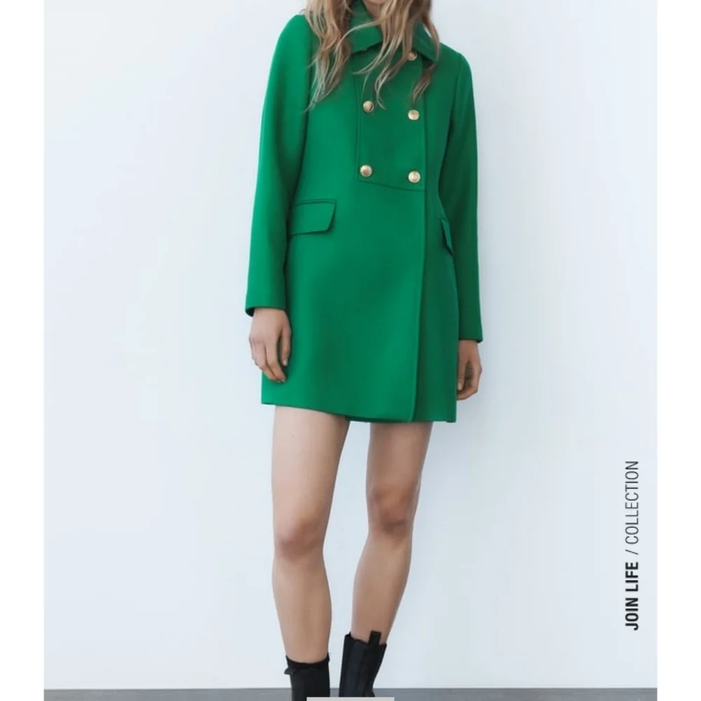 Zara buttoned tailored coat_7